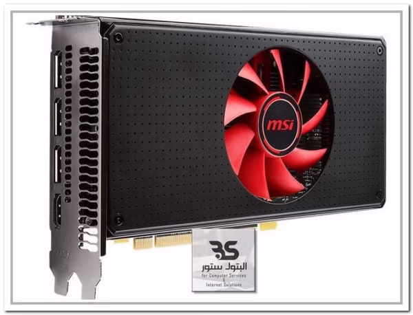 بطاقة رسومات AMD Radeon RX580 بسعة 4 جيجا بايت DDR5 من MSI، مثالية لألعابك وأداء سلس في التصميم. اكتشف تجربة بصرية مبهرة! البتول ستور