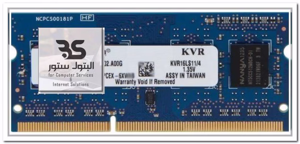 ذاكرة RAM سعة 2G DDR3 للابتوب، مثالية لتحسين أداء جهازك بشكل رائع وسهل الاستخدام. مثالية للتحديثات السريعة! البتول ستور