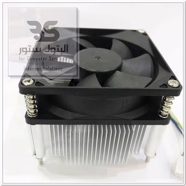 مروحة تبريد CPU بتقنية LGA، مصنوعة من معدن عالي الكفاءة، مثالية للأداء الأفضل وتحسين تبريد الجهاز بود. البتول ستور