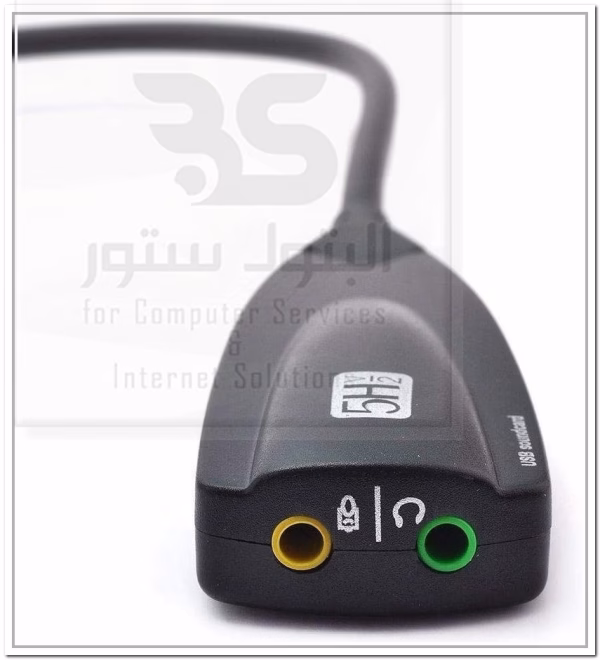 Sound-Card-USB-1-1 محول صوت USB بجودة 7.1 محيطي مع مداخل صوت متعددة، مثالي لعشاق الصوت واستخدامات 12 قناة مع معادل صوت. البتول ستور