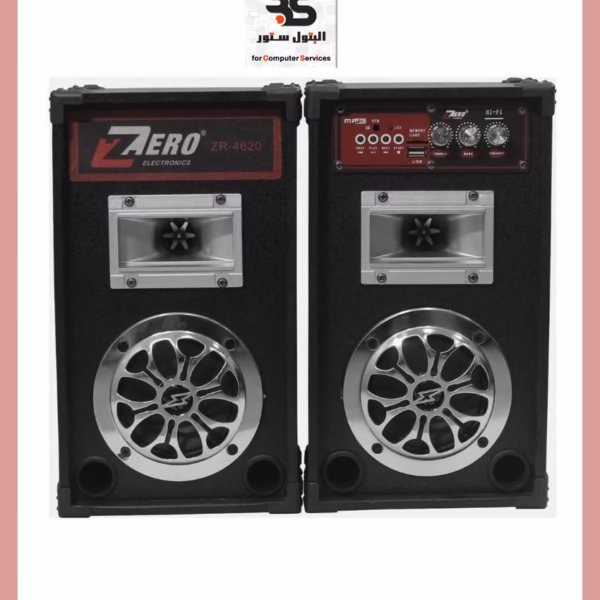 سماعات زيرو ZR-4620 بتصميم أنيق وعلبة بتفاصيل تقنية مميزة. مثالية لتحسين تجربة الصوت، سخونة الصوت تتحدث هنا! البتول ستور