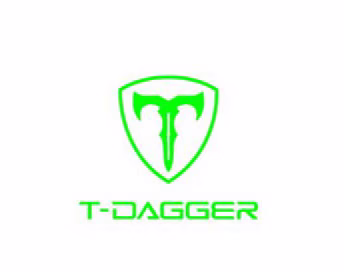 شعار T-Dagger بالأخضر مع تصميم درع وسيف، يبرز القوة والتميز لعلامة T-Dagger التجارية بأناقة وجاذبية. البتول ستور