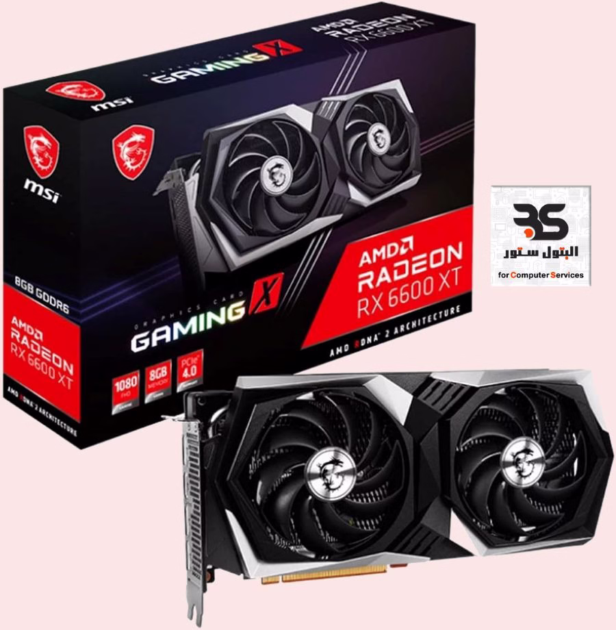 كارت شاشة MSI AMD Radeon RX 6600 XT، تجربة لعب مثالية بدقة 1080 بكسل وسرعة 8 جيجابايت. احصل عليه الآن لتعزز أداء جهازك! البتول ستور