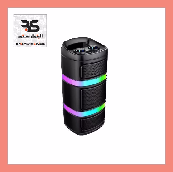 سماعة بلوتوث مع إضاءة LED ملونة، تفضل بالشراء الآن للحصول على تجربة صوتية مذهلة! تواصل معنا في البوادي لتقنية الكمبيوتر اليوم. البتول ستور